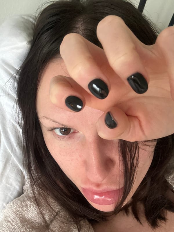 Morning routine documented in Wealden bedroom setting