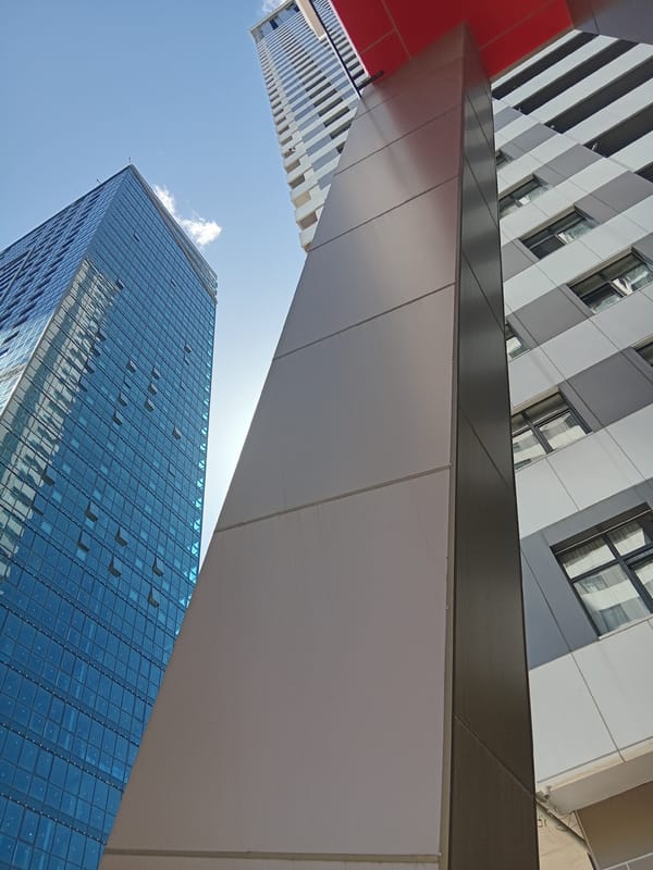 Witness documents urban scenes and objects in Batumi, Georgia