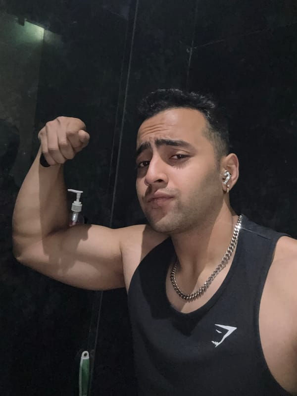 Person flexes with soap dispenser in Kolkata