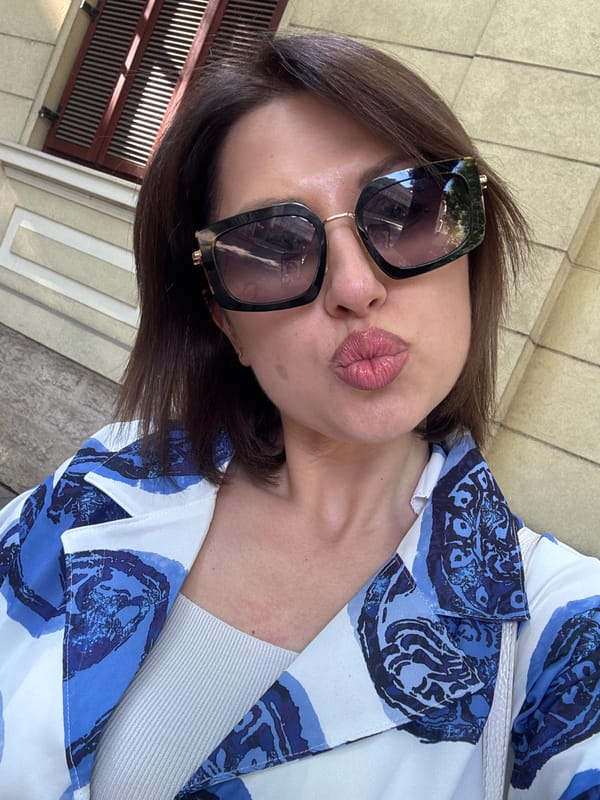 Afternoon in Sofia: selfies, a standout Porsche, and a park memorial