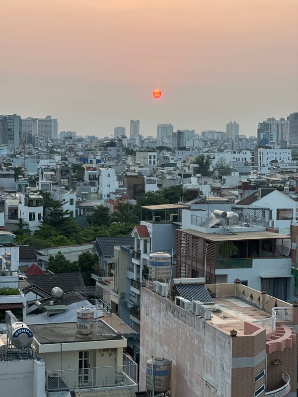 Elevated view captures Ho Chi Minh City's mixed urban landscape