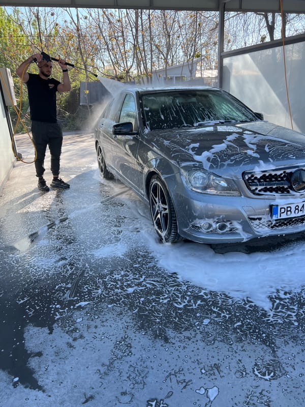Car wash activity documented in Plovdiv, Bulgaria