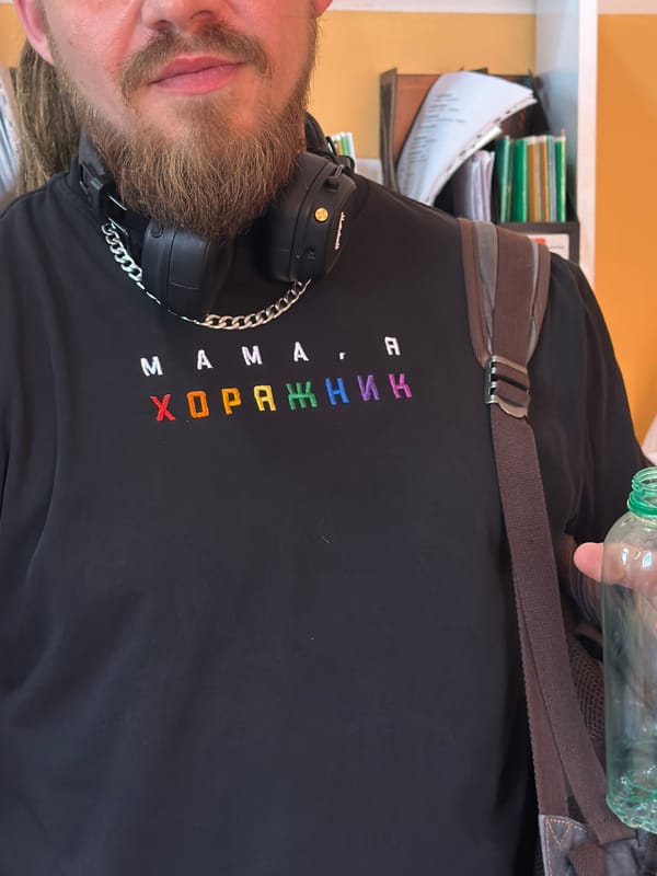 Yerevan resident documents workspace routine, city views during morning