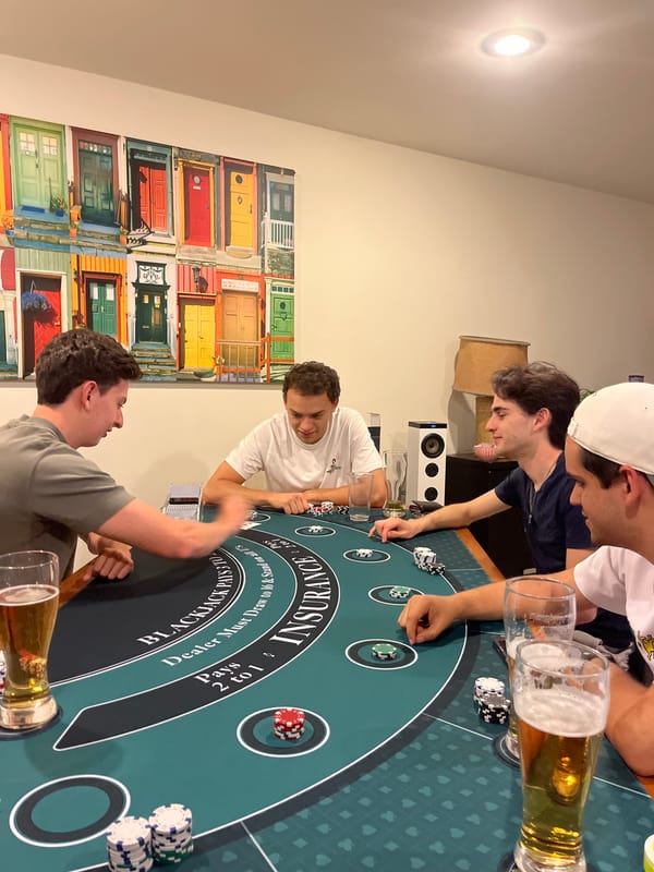 Late-night blackjack game observed in Santa Clara Ocoyucan, Mexico