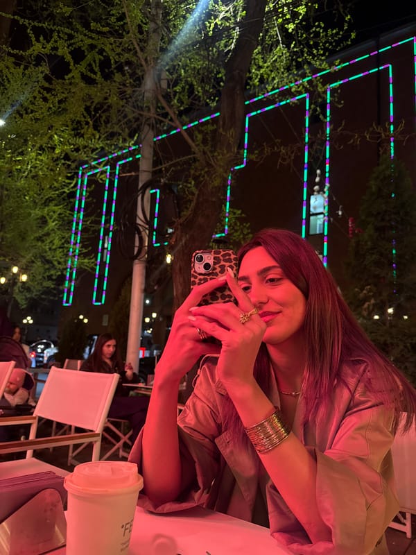 Woman photographs herself at cafes, shops in Yerevan
