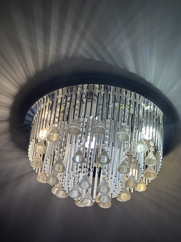 Interior details from a venue in Kokshetau, Kazakhstan