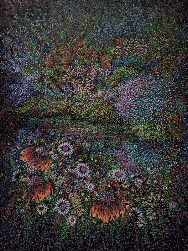 Abstract art collection documented in Khlevnoye, Russia