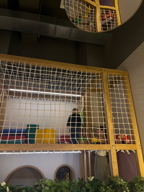 Children's play center activities documented in Odintsovo, Russia