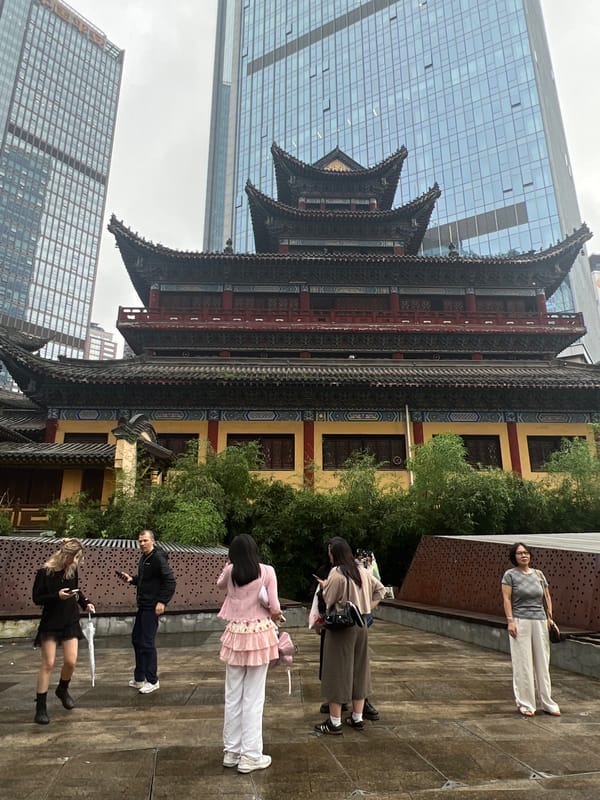Chongqing's Yuzhong District: traditional dress meets urban transit