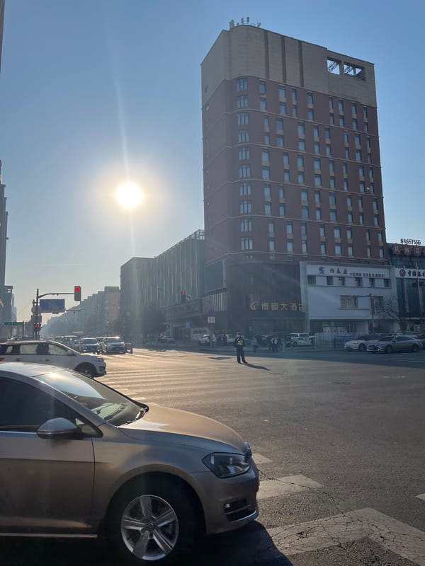 Street scenes documented across Changchun City during evening hours
