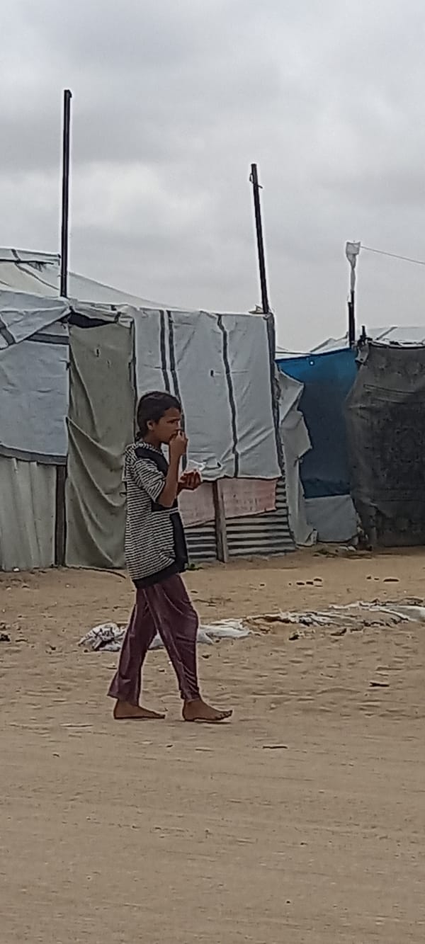Daily life documented in Khan Yunis displacement camp