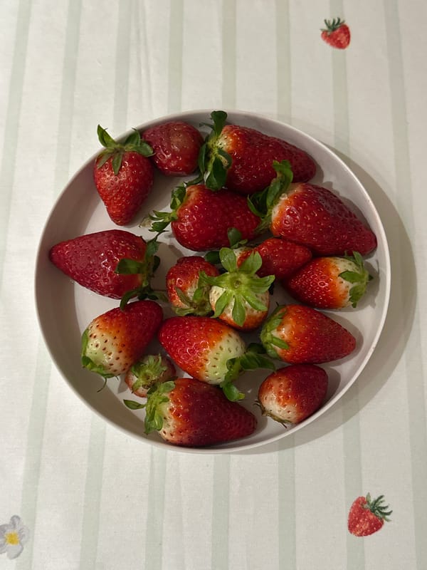 Social media posts capture strawberries and dance hashtag