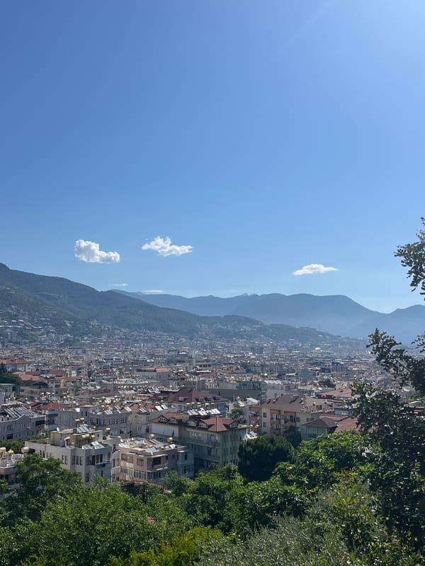 Morning views captured across Alanya's coastline and mountains