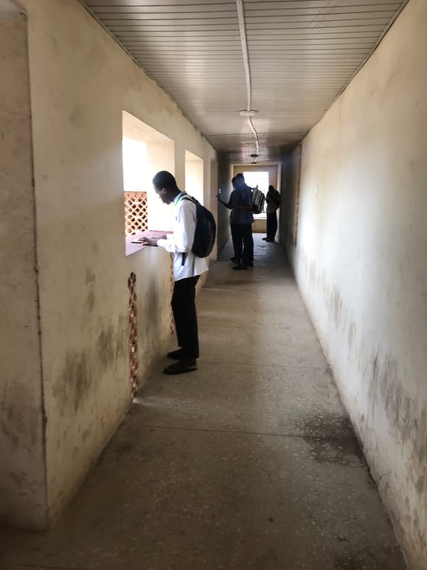 Indoor scenes captured at educational institution in Ilorin