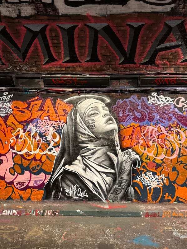 London street art and urban life documented across city