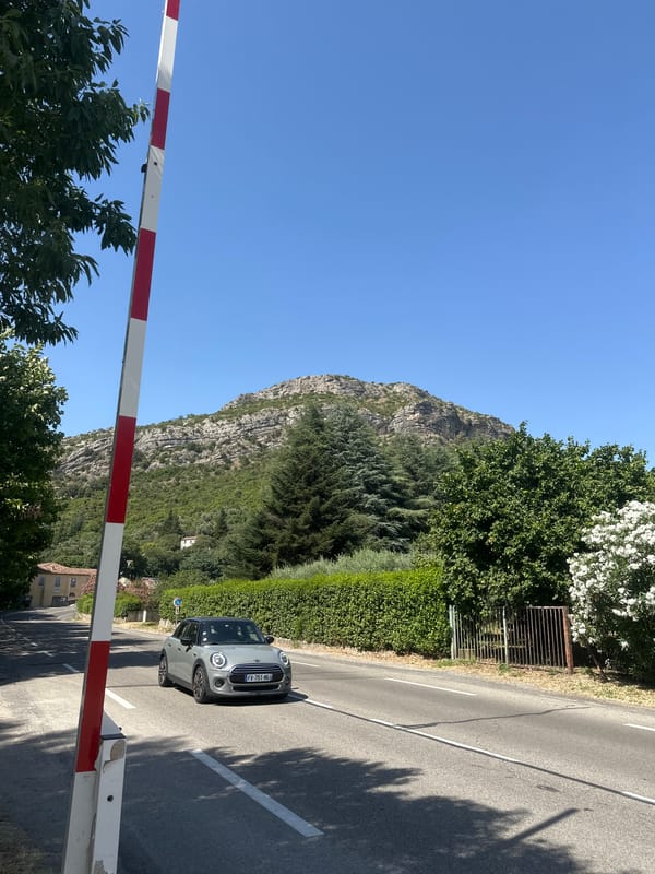 Mountain roads, riverside stops, desserts, and crypto charts