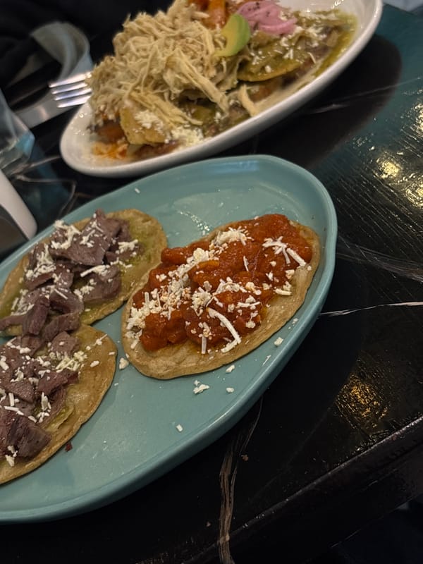 Traditional Mexican meal documented in Orizaba restaurant