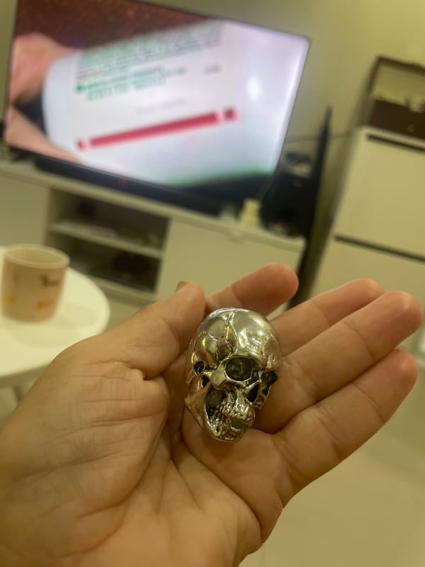 Casual morning observations in Thep Krasatti include skulls and snail