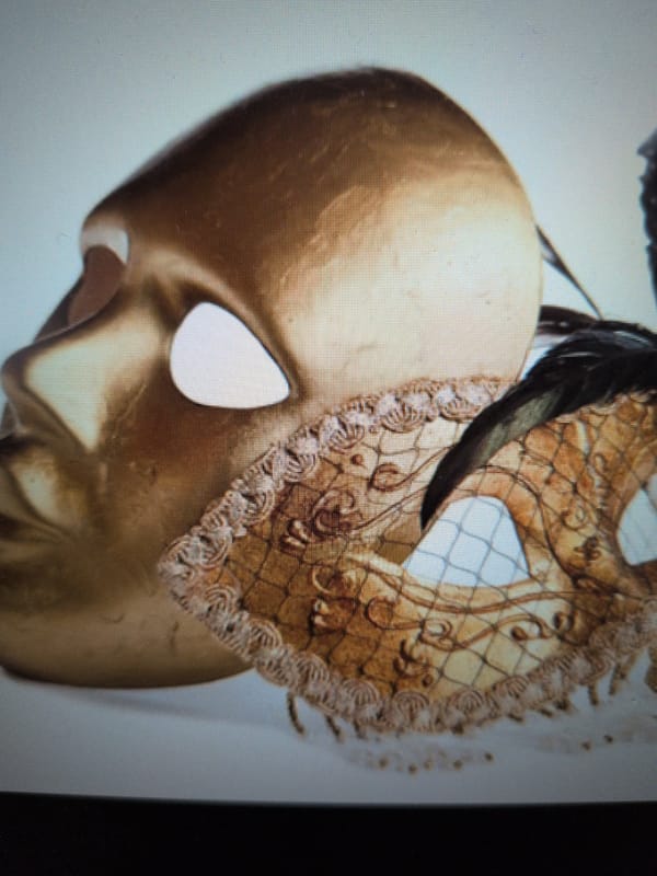 A close look at ornate Venetian and masquerade mask designs