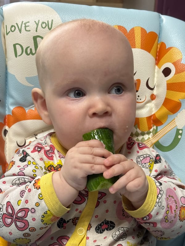 Baby with cucumber documented in Votkinsk, Russia