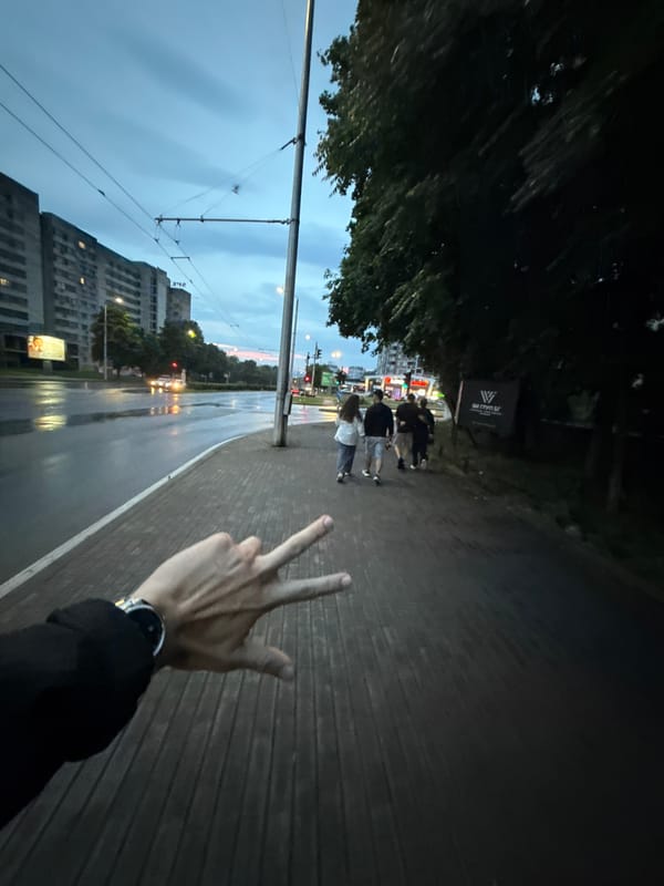 Evening transit journey documented through wet streets of Varna