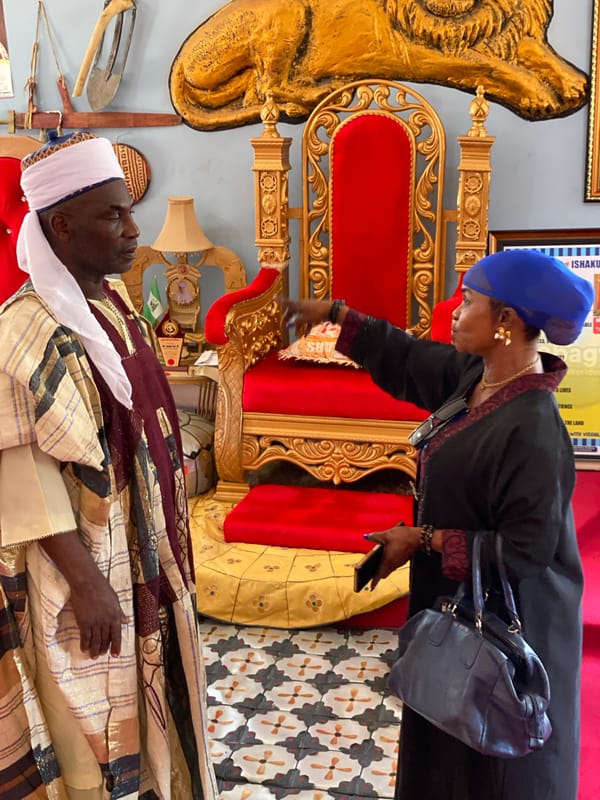 Traditional ceremony held in Sabon Tasha government building