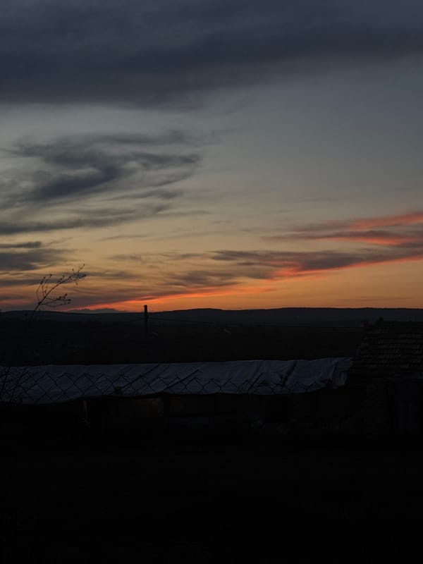 Sunset and casual moments captured in Konstantinovo, Bulgaria
