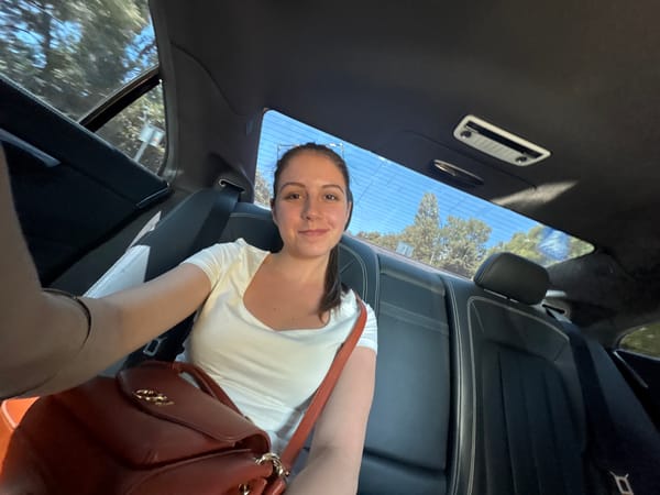 Car selfies and a meditation graphic from Burgas