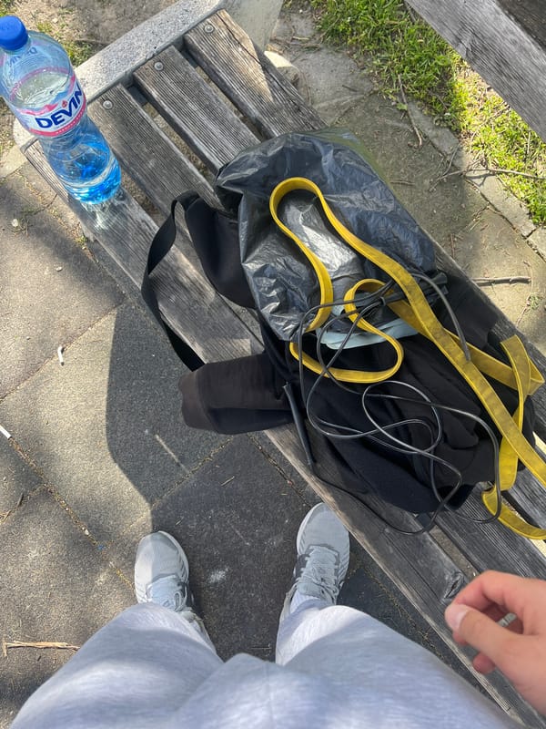 Weathered park bench observed in Shumen, Bulgaria public space