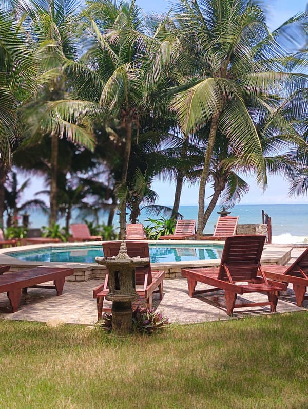 Beach resort day in Phu Thuy Ward, Vietnam