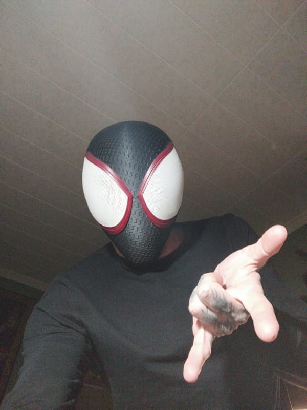 Person in Miles Morales Spider-Man mask spotted in Rubí