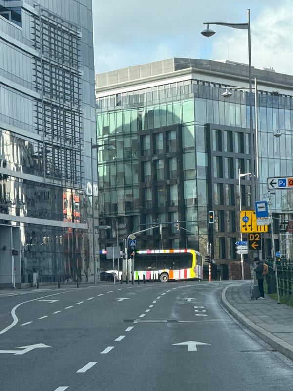 Morning street scenes captured across Luxembourg City