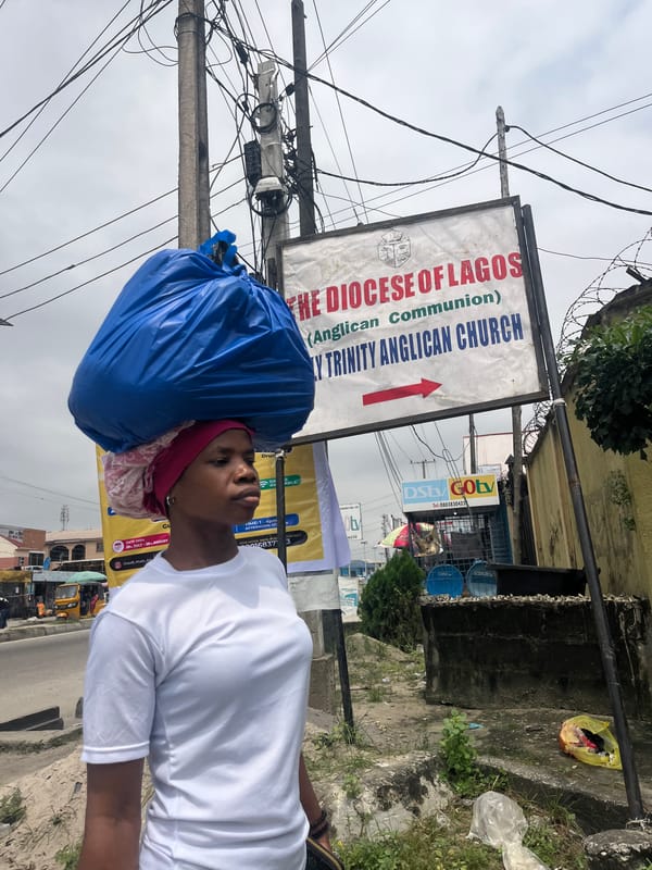 Street life and market activity in Ado, Nigeria