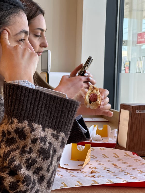 Afternoon snack stop at Shell station in Zovuni, Armenia