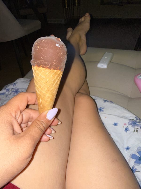 Person documents two-hour personal leisure session with snacks and beauty products