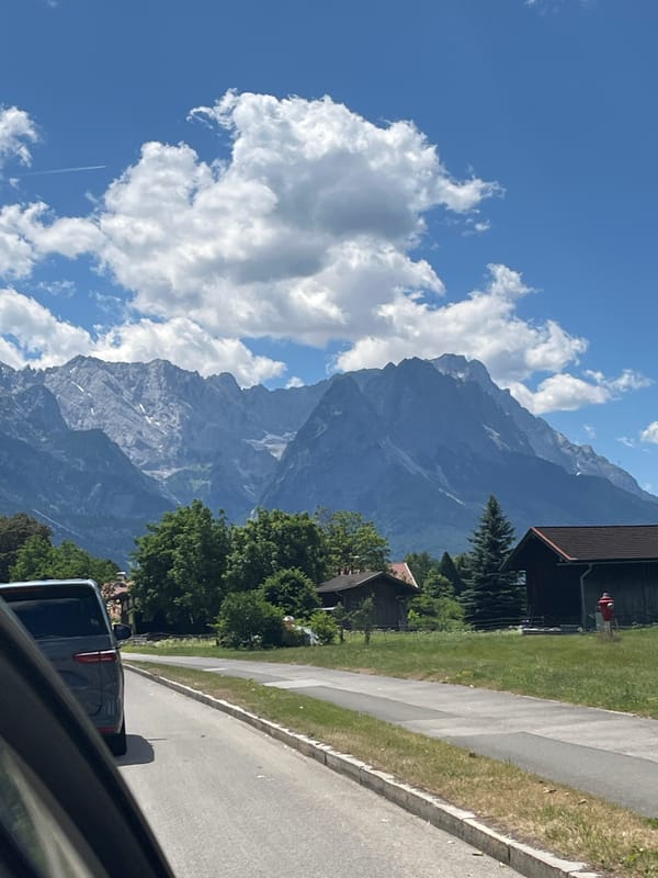 Zugspitze and summer meadows around Garmisch-Partenkirchen