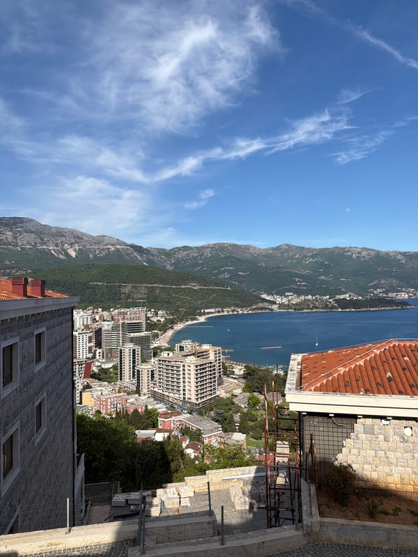 Tourist captures personal details and scenery in Budva