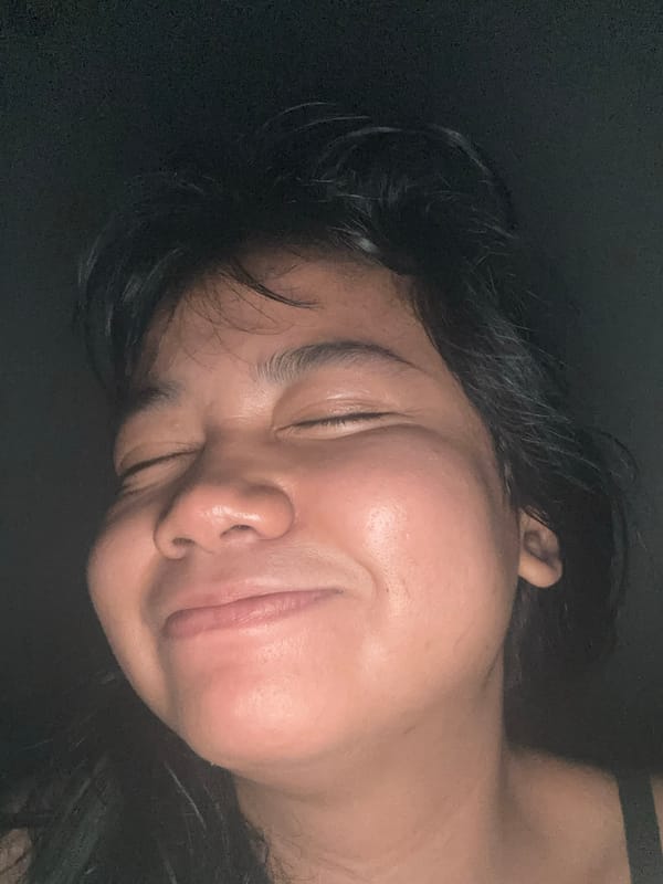 Late-night bedroom selfies and room snapshots in North Jakarta