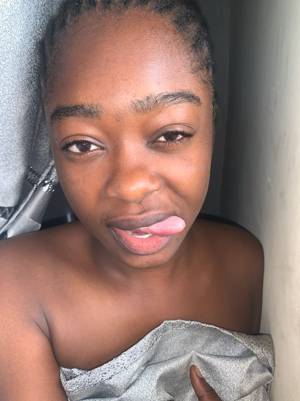 Playful selfie series at home in Rafin Par, Nigeria