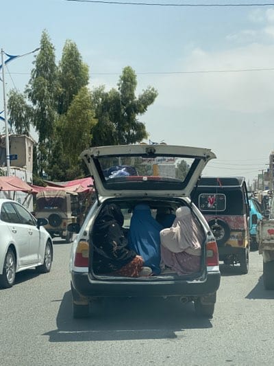 Morning street life documented in Kandahar, Afghanistan