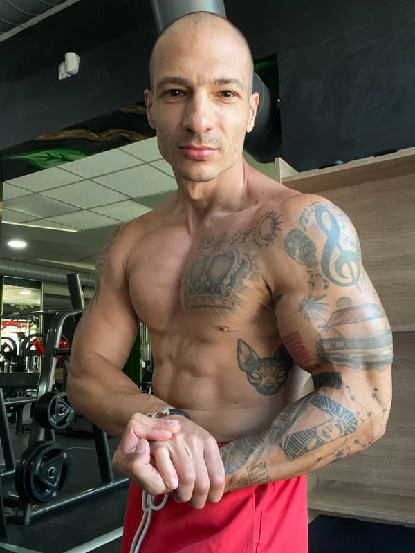 Gym session and car ride in Pleven, Bulgaria