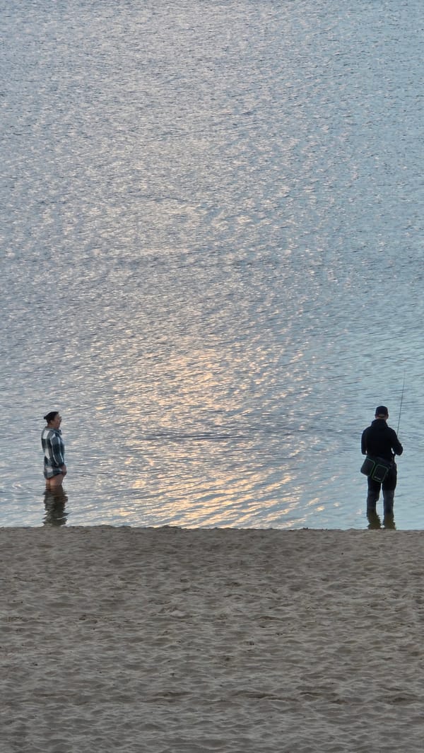 Lazy summer afternoon on Kyiv's riverbank