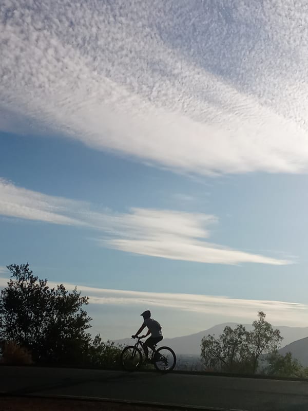 Evening outdoor activity captured in Vitacura, Chile