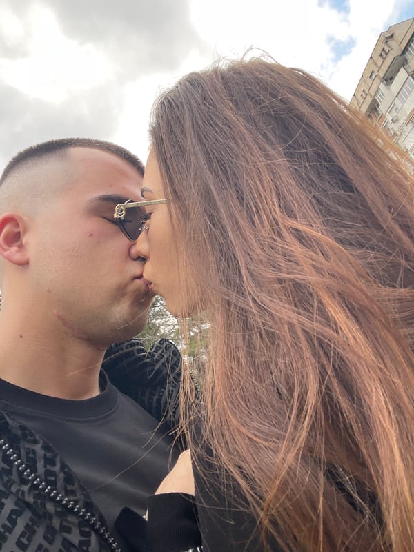Couple shares intimate moments in Veliko Tarnovo