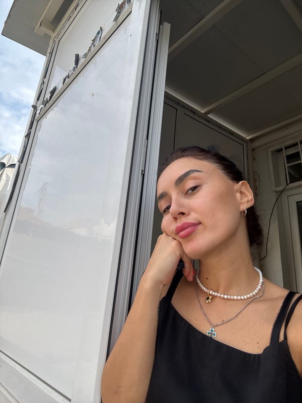 Portrait session in Tbilisi, same outfit and setting throughout