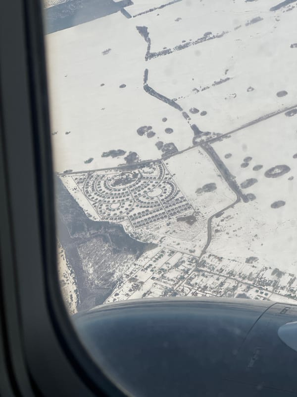 Aerial view captures snowy landscape in Нурлаты, Russia
