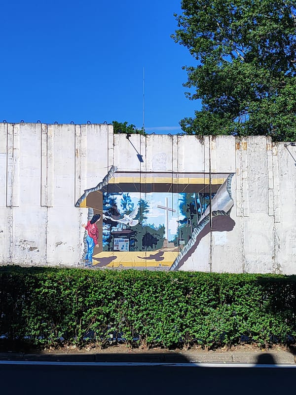 Mural and landscape scenes documented by witness