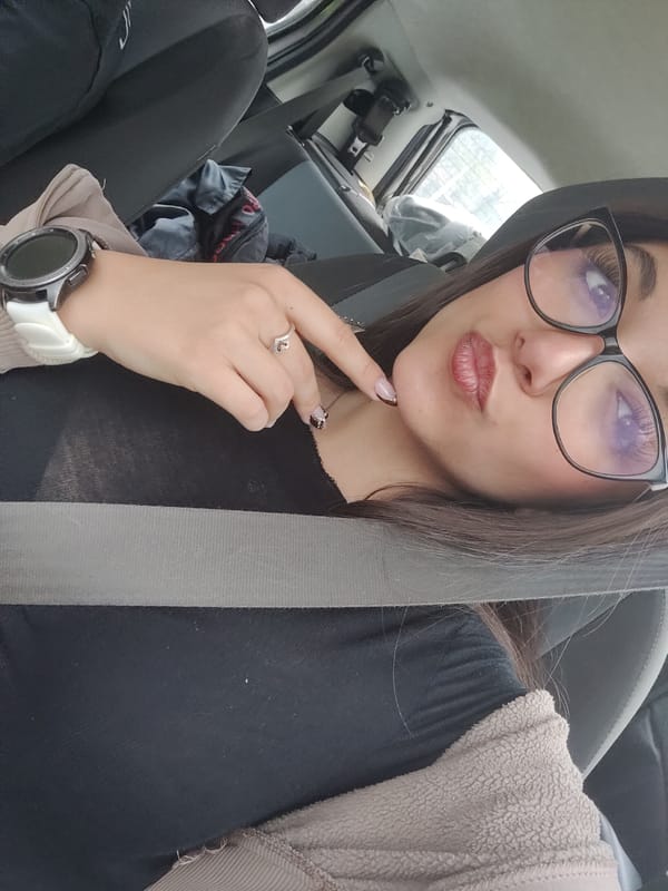 Woman in eyeglasses observed in vehicle in Plovdiv