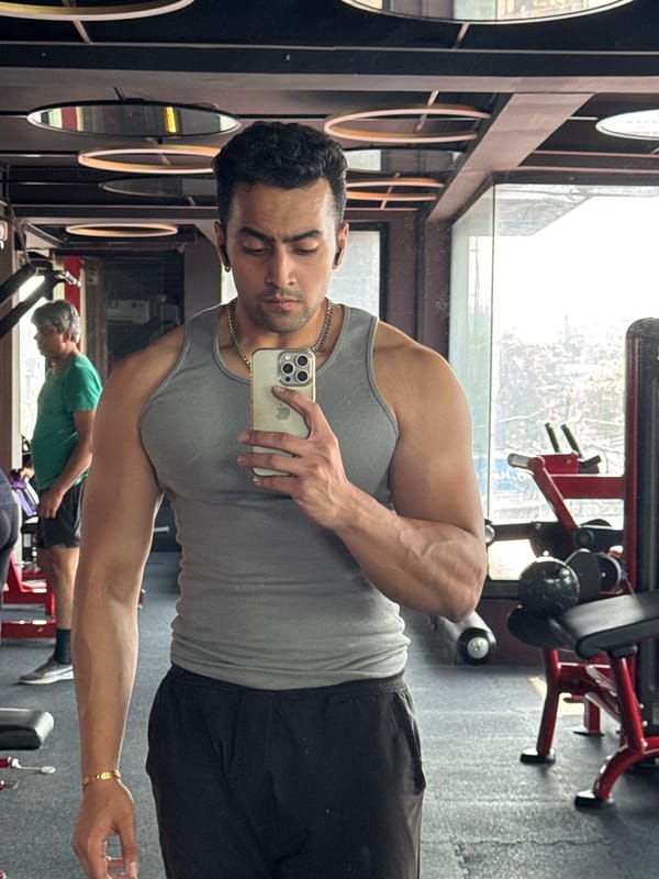 Early morning workout session documented at Kolkata gym