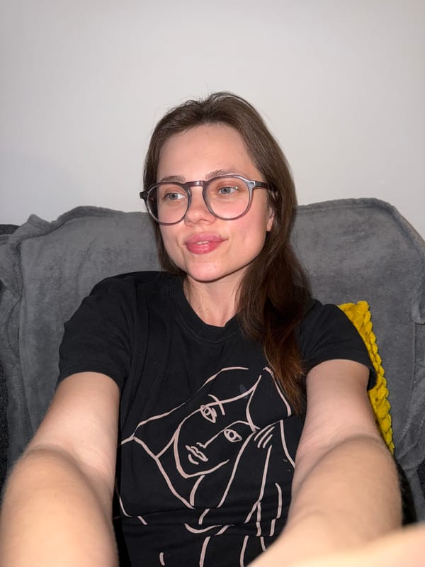 Woman rests on couch in Balatonlelle home Saturday evening
